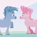 Влюбленный пони