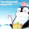 Пингвин собирает подарки